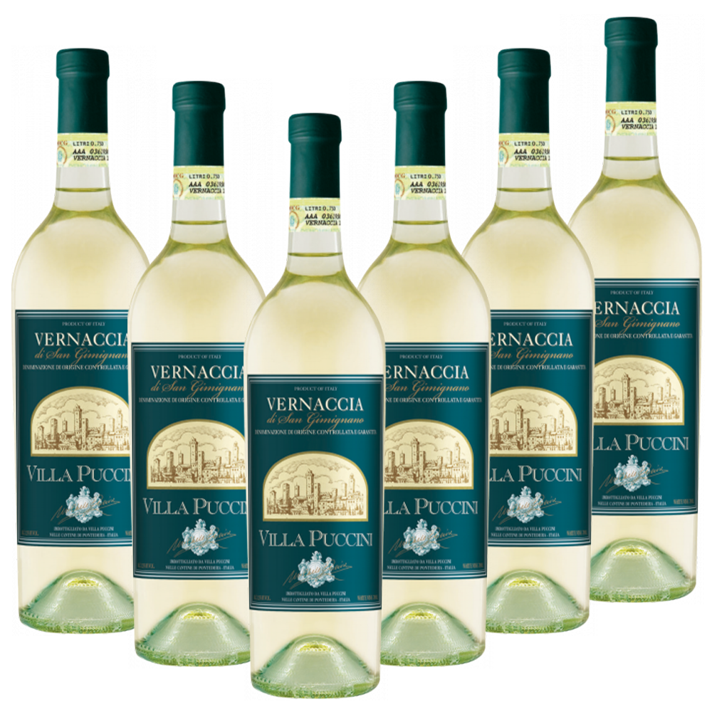 Villa Puccini Vernaccia di San Gimignano DOCG Villa Puccini Italien  trocken - 6er Karton