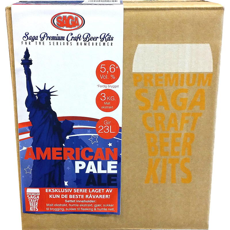 American Pale Ale Saga Premium Craft beer kit