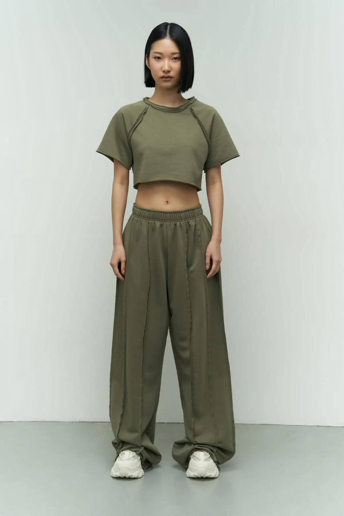 MAİ COLLECTİON  Trainingsanzug - Khaki - Regular Fit