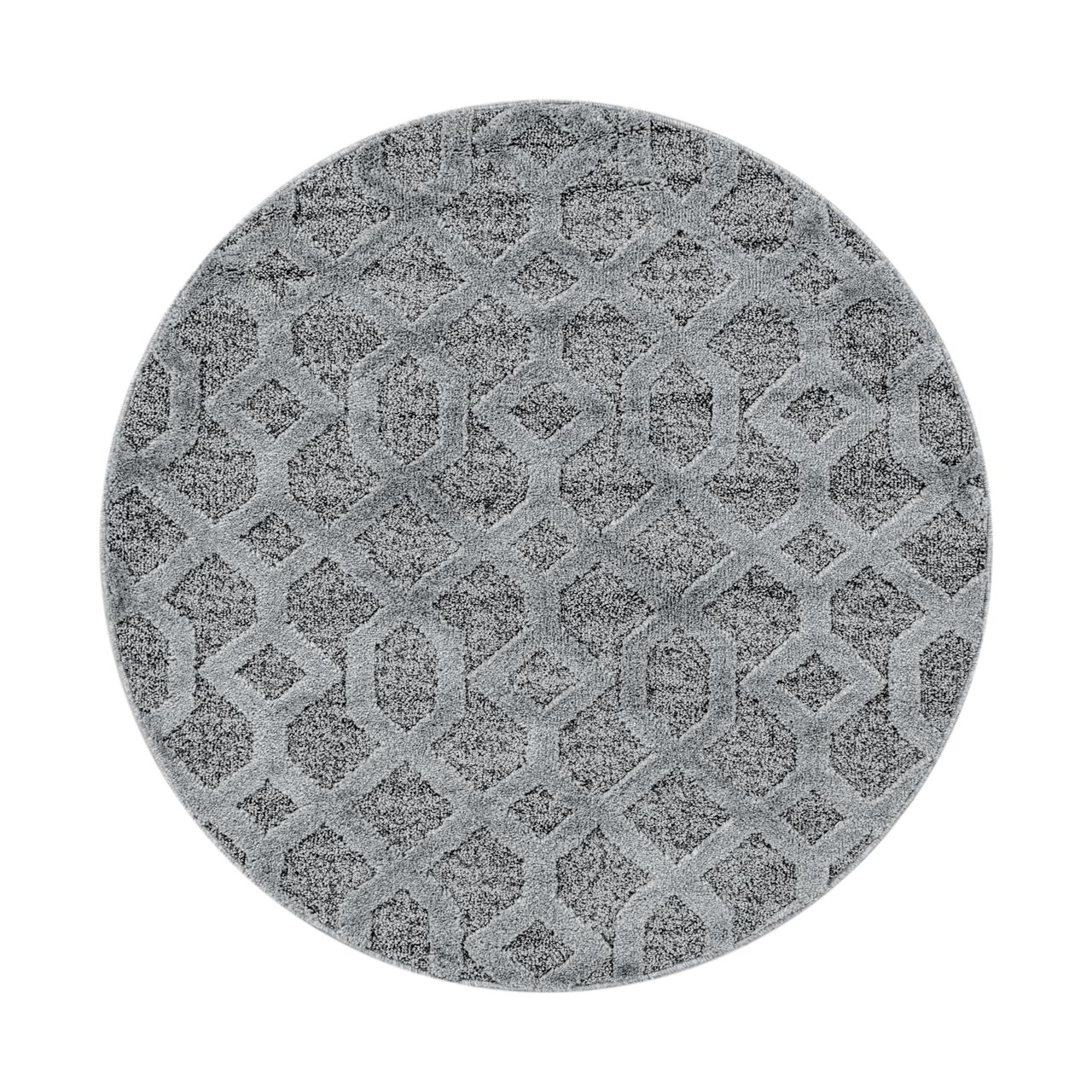 Ayyildiz Teppich, PISA 4702, GREY, 80 x 80 cm