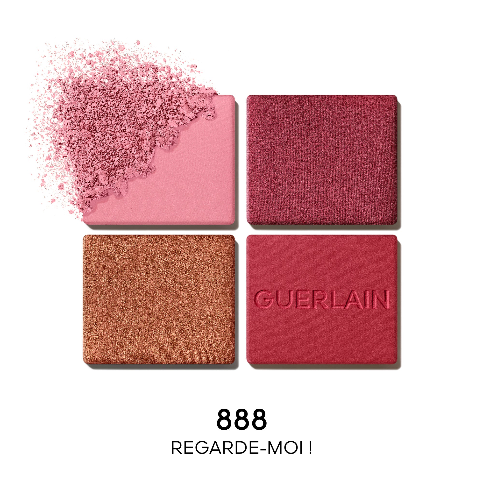 Ombres à paupières G - Palette de 4 couleurs - Fard à paupières compact