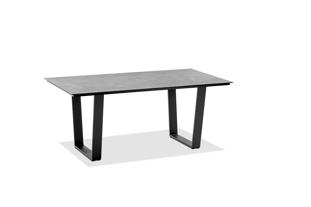 NIEHOFF GARDEN Gartentisch Niehoff Noah Tisch Aluminium Trapezkufe Anthrazit/HPL (1)