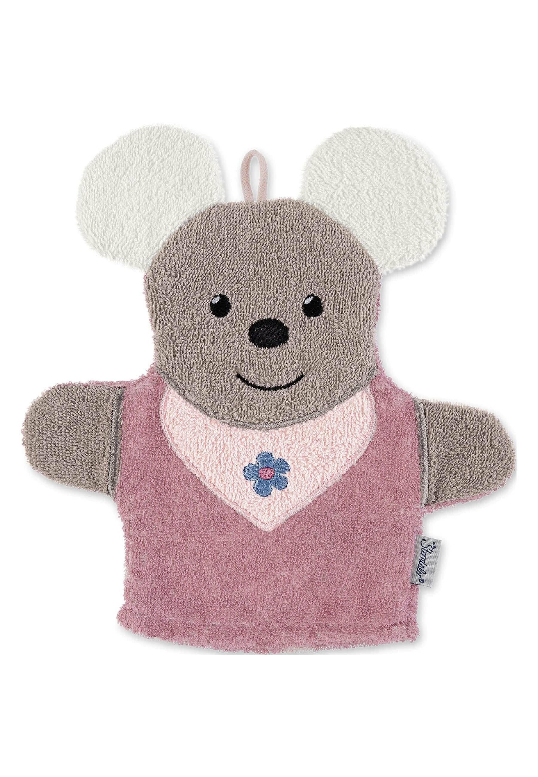 Waschhandschuh Maus Mabel aus Frottee
