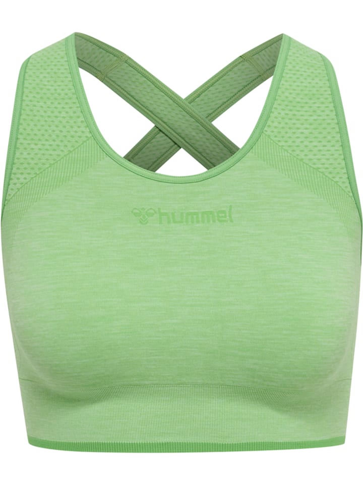 Hummel Hummel Bh Hmlmt Una Damen in SUMMER GREEN MELANGE günstig kaufen XS