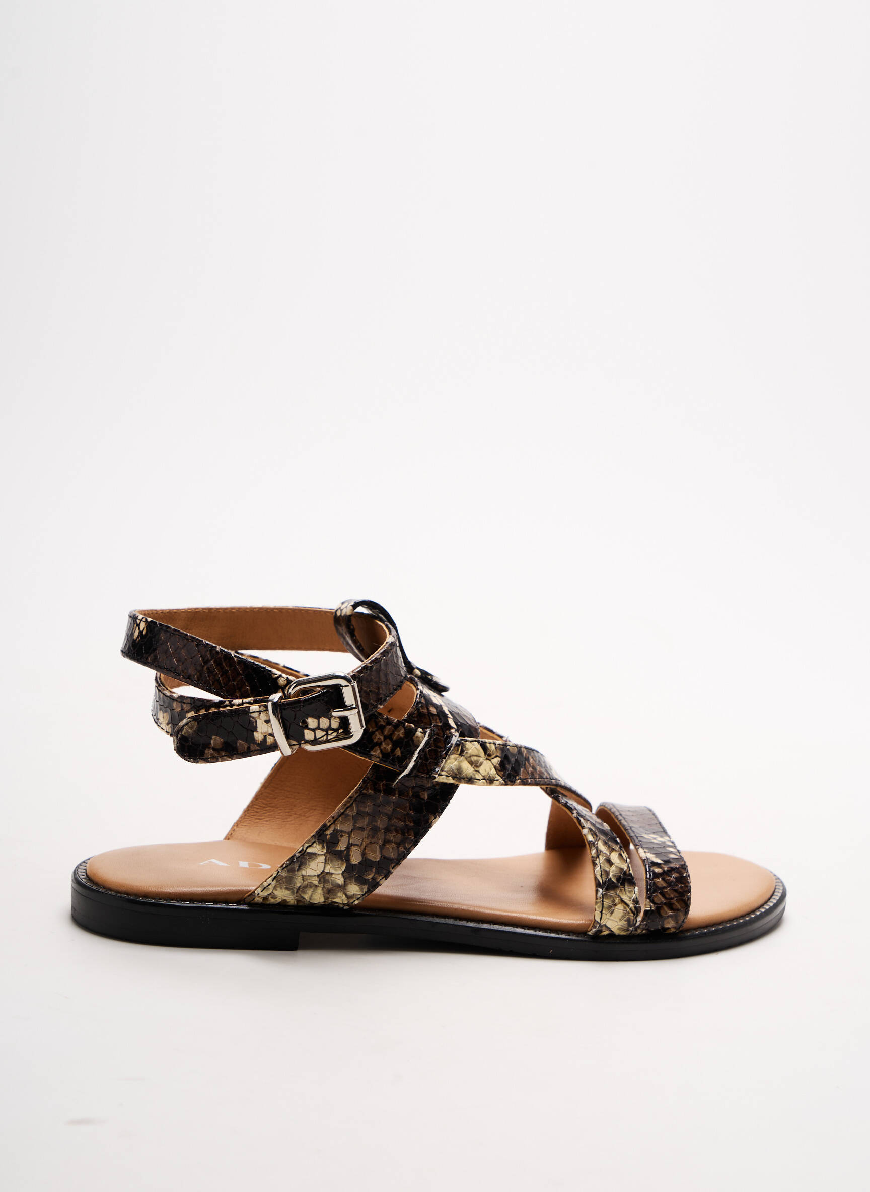 Adige Sandales Nu Pieds Femme couleur marron