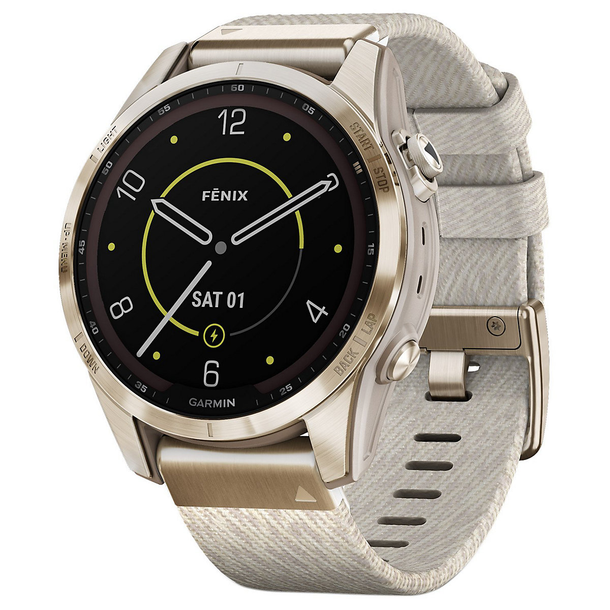 Fenix 7S Saphir Solar Titan Smartwatch Crème/Crèmegold Smartwatches