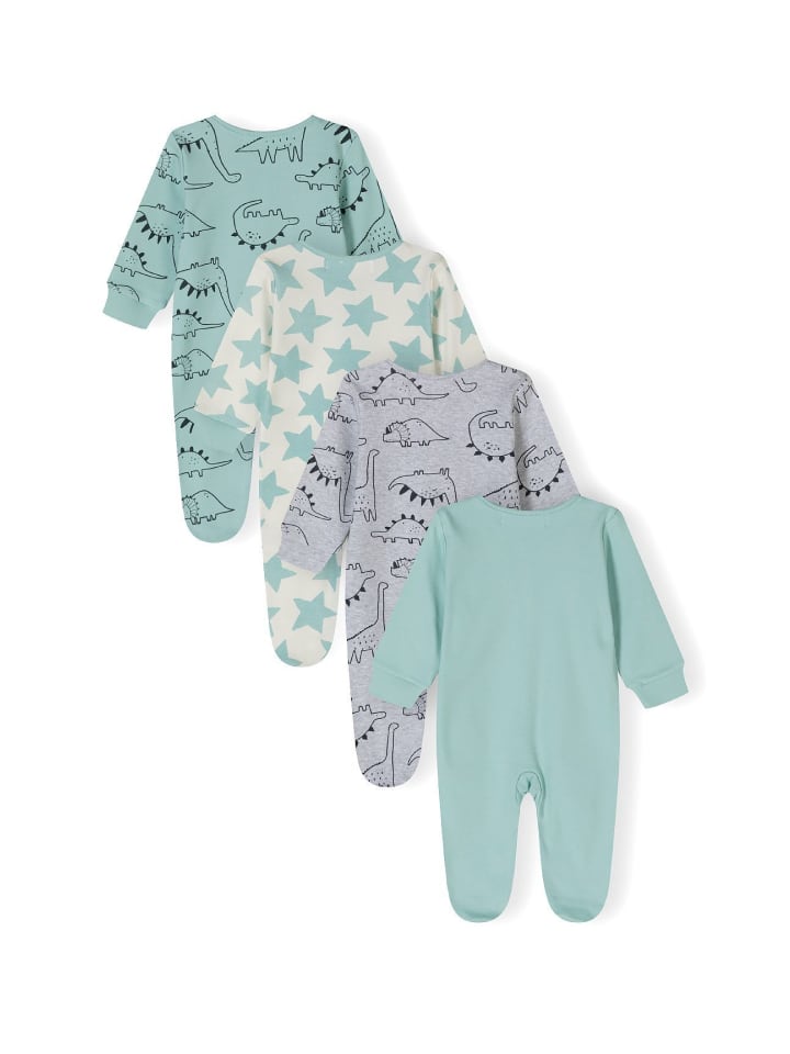 Minoti 4er. Set: Strampler 24babypack1 in mint günstig kaufen