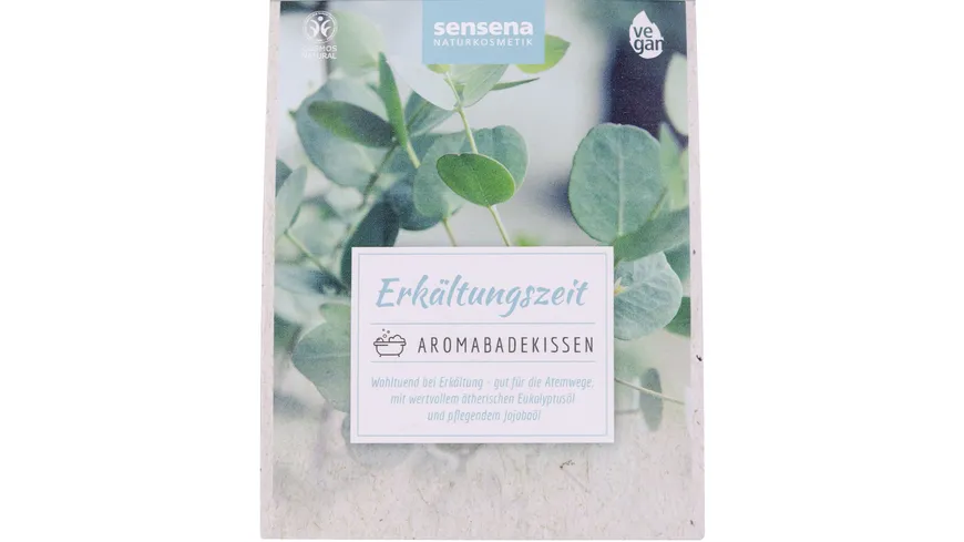 sensena NATURKOSMETIK Aromabadekissen Erklältungszeit 60 g