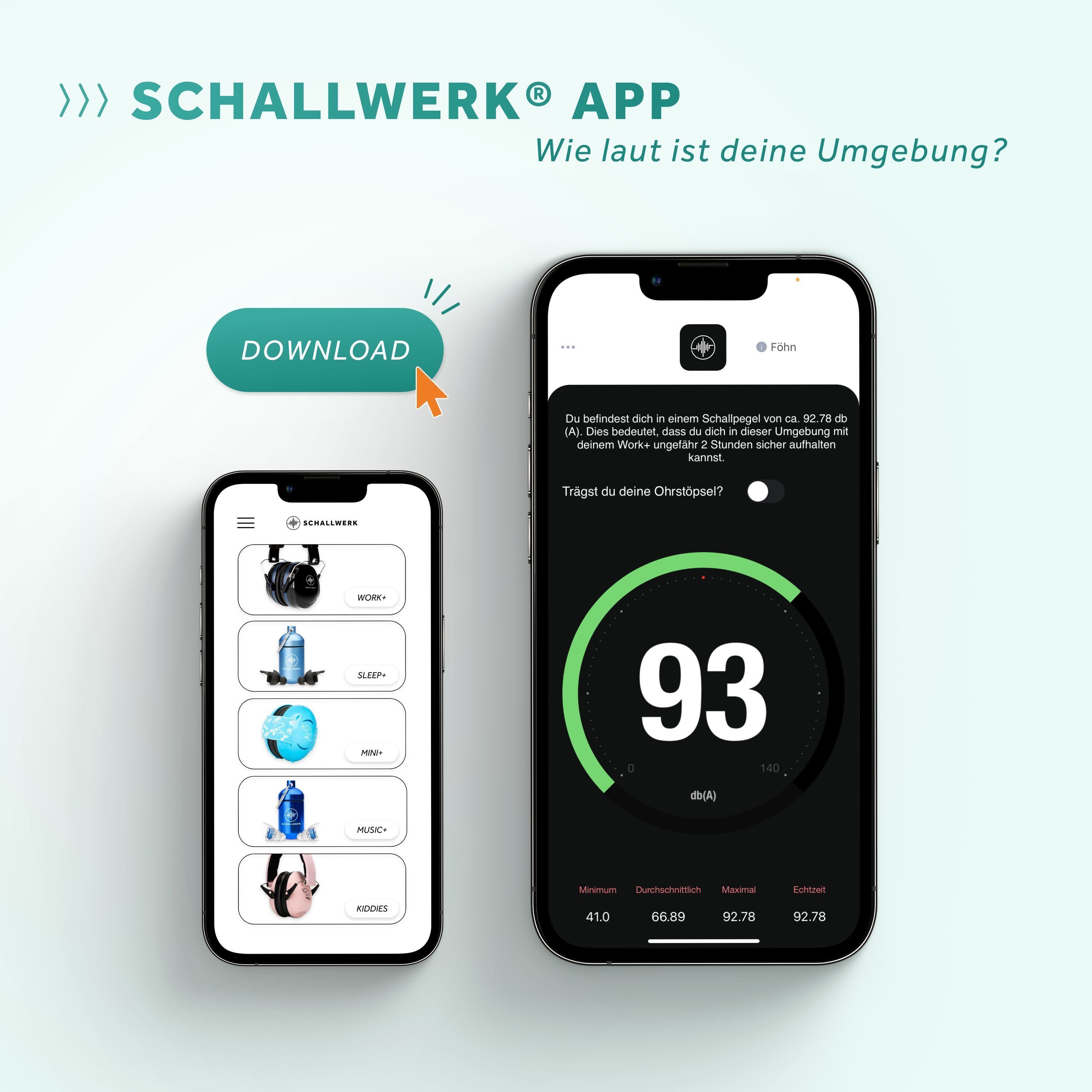 Schallwerk Kapselgehörschutz SCHALLWERK ® Kapselgehörschutz Kiddies – Gehörschutz für Kinder