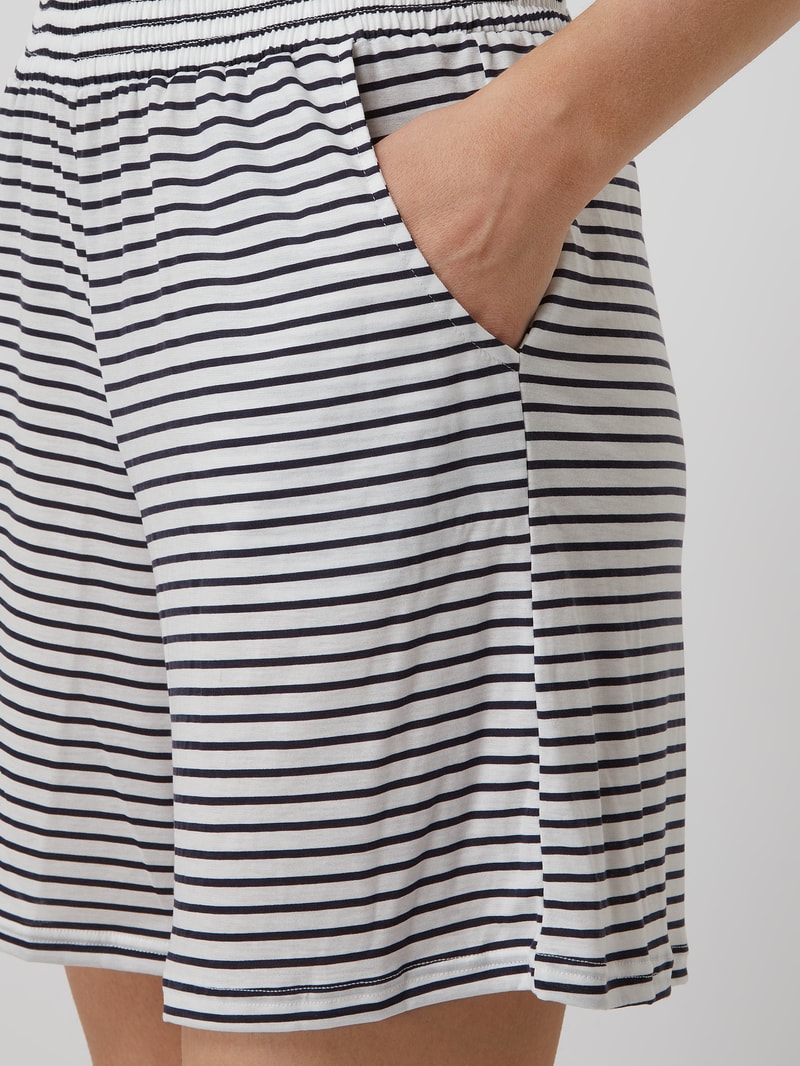 Pyjama-Hose aus Lyocell in marineblau