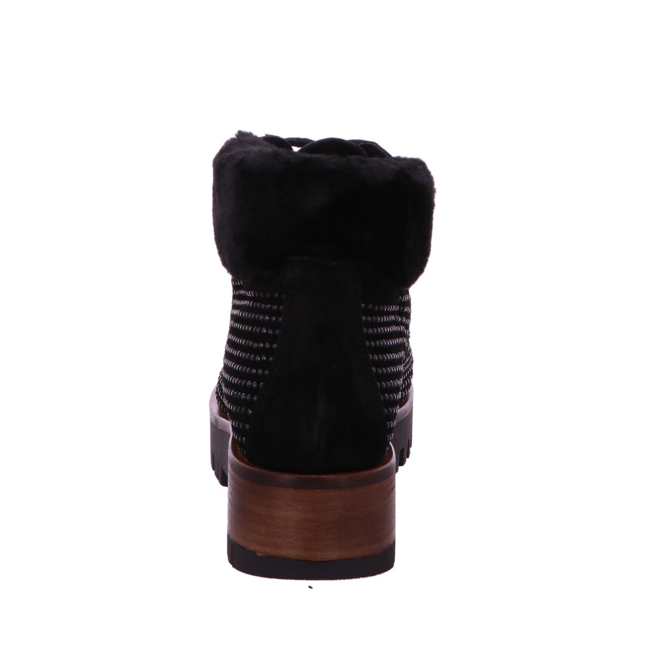 ALPE Schnür-Stiefeletten schwarz