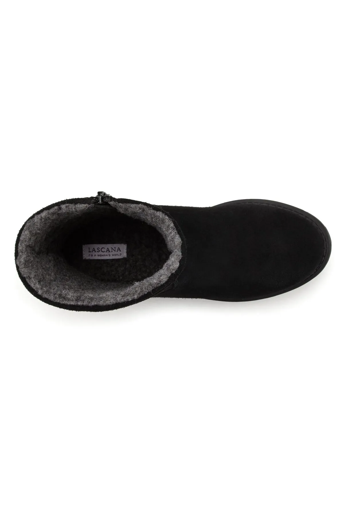 LASCANA  Stiefelette - Schwarz - Flacher Absatz