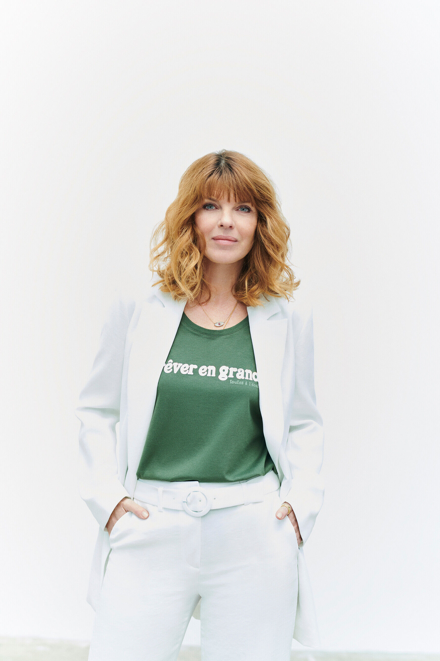 tshirt tolivia vert kaki femme