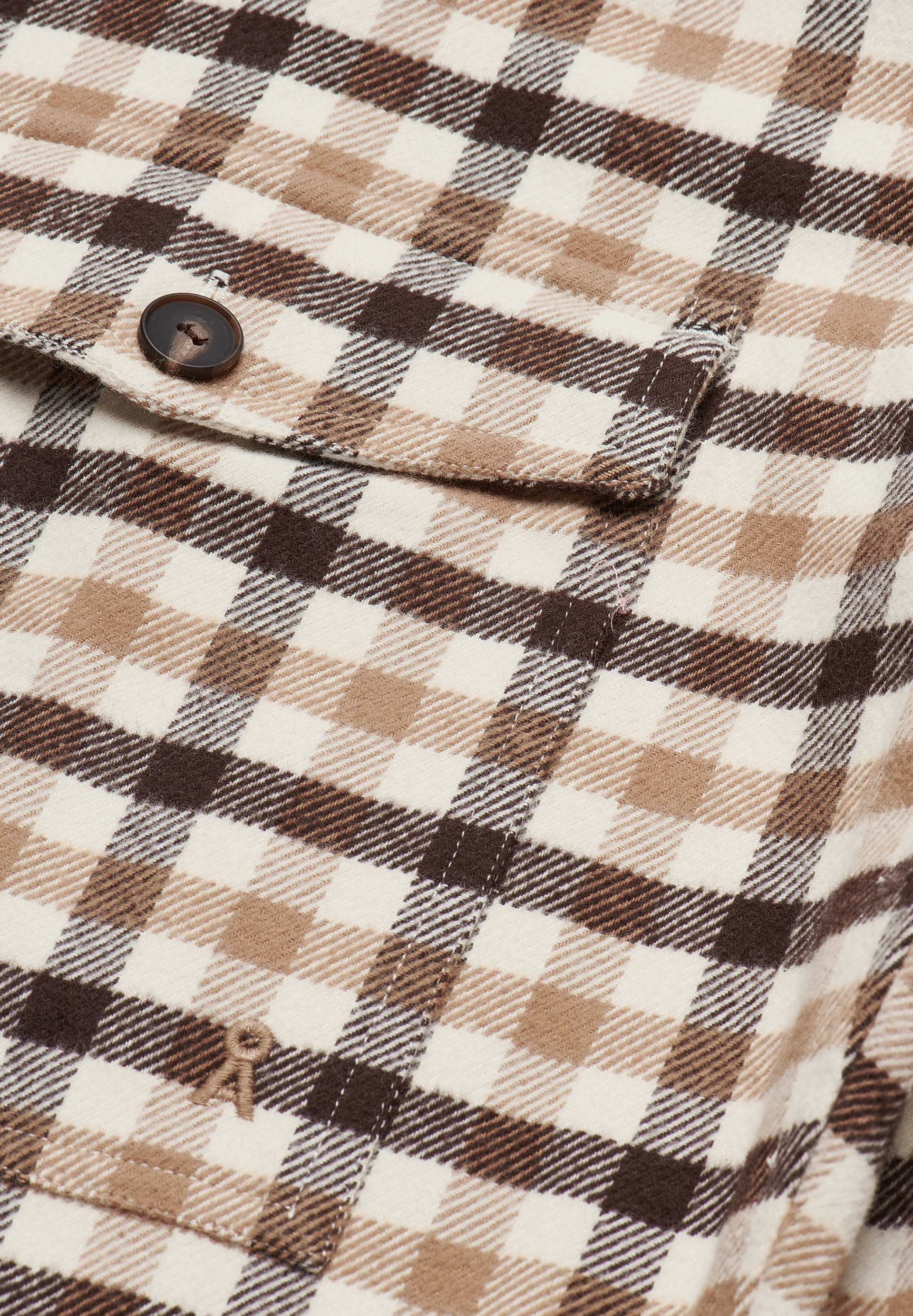 Heavyweight Overshirt Oversized Fit aus Bio-Baumwoll Mix