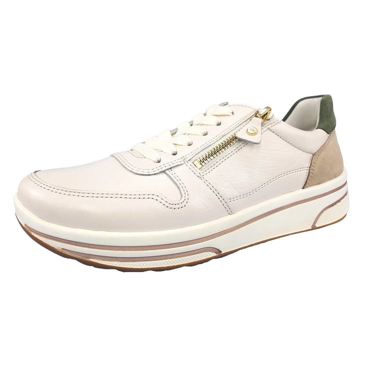 Ara Sapporo 1232440-19 Weiß 19- Cream / Thyme / Shell