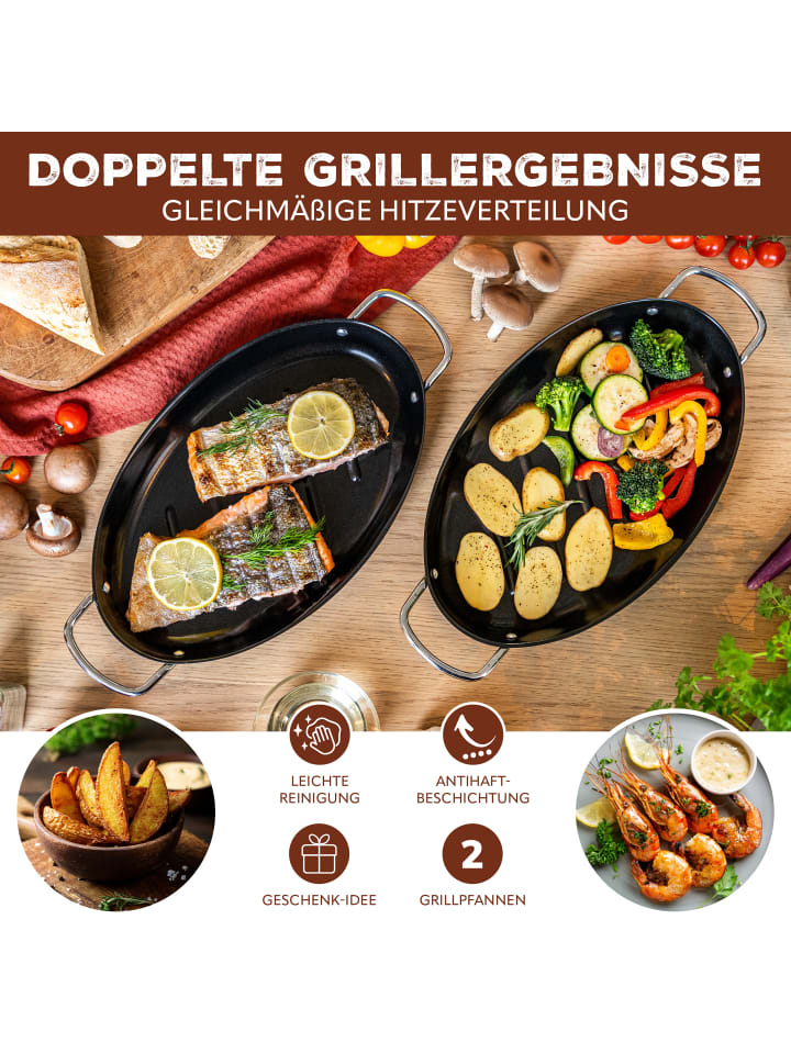 bremermann 2-er-Set Fisch-Grillpfanne günstig kaufen onesize