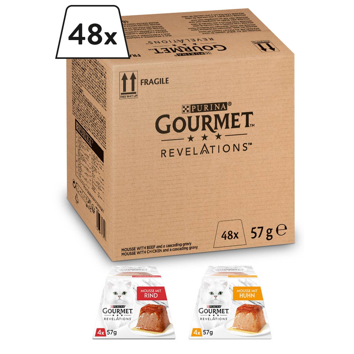 GOURMET Revelations Mousse Rind & Huhn 48x57g kaufen