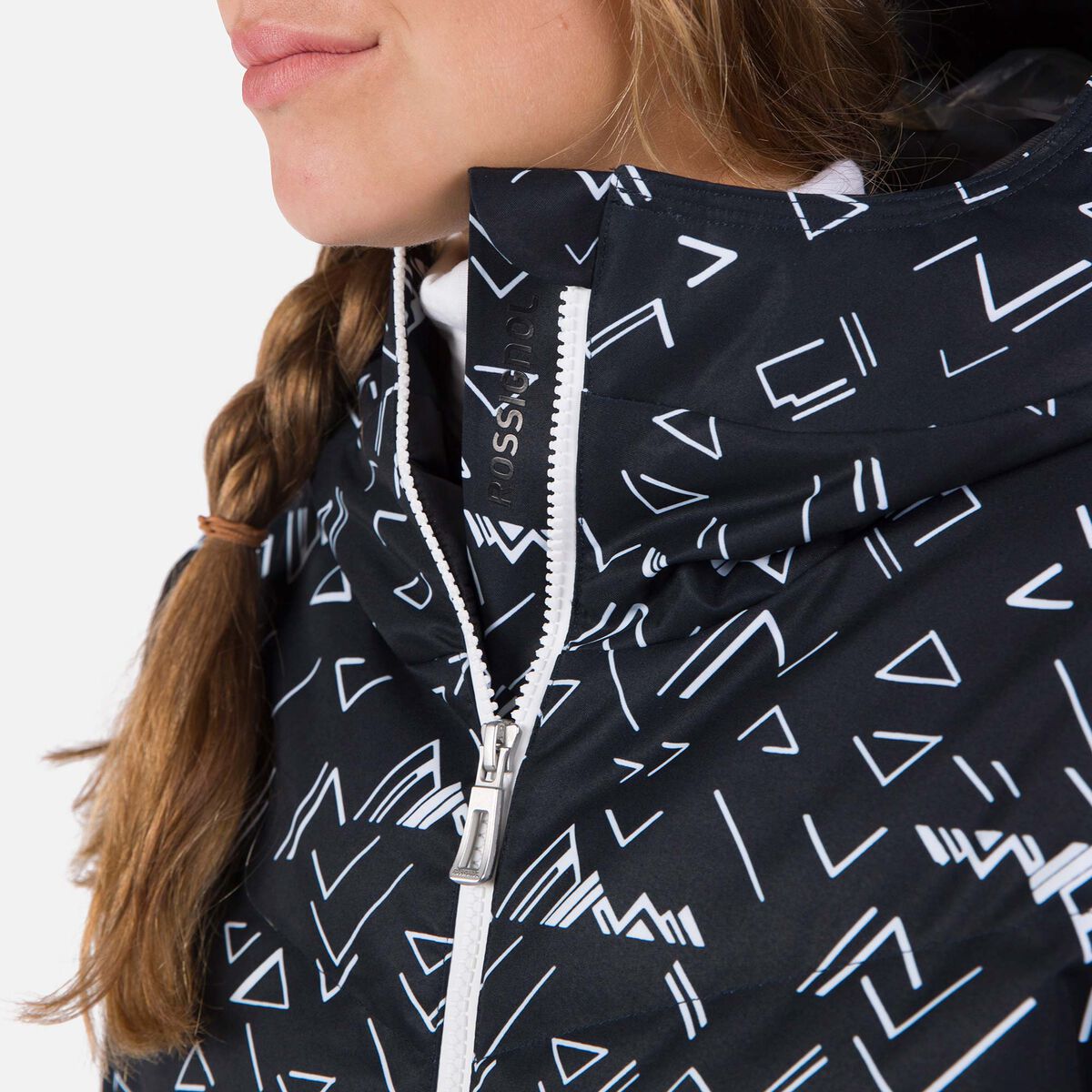 Damen-Steppskijacke mit Print Wispile