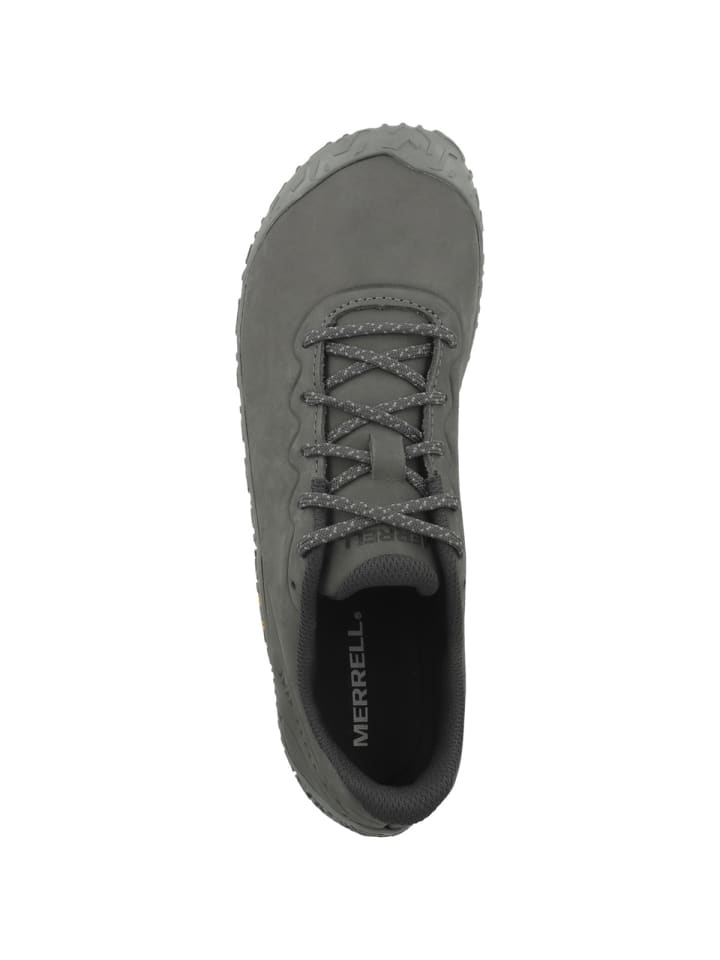 Merrell Barfußschuhe Vapor Glove 6 Leather in grau günstig kaufen