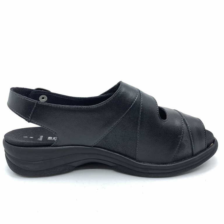 SOLIDUS Komfort Sandalen schwarz Moni