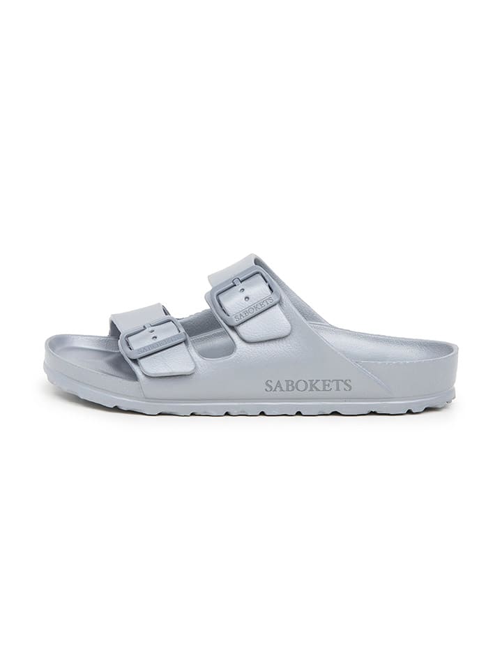 SABOKETS Pantoletten in Silber günstig kaufen