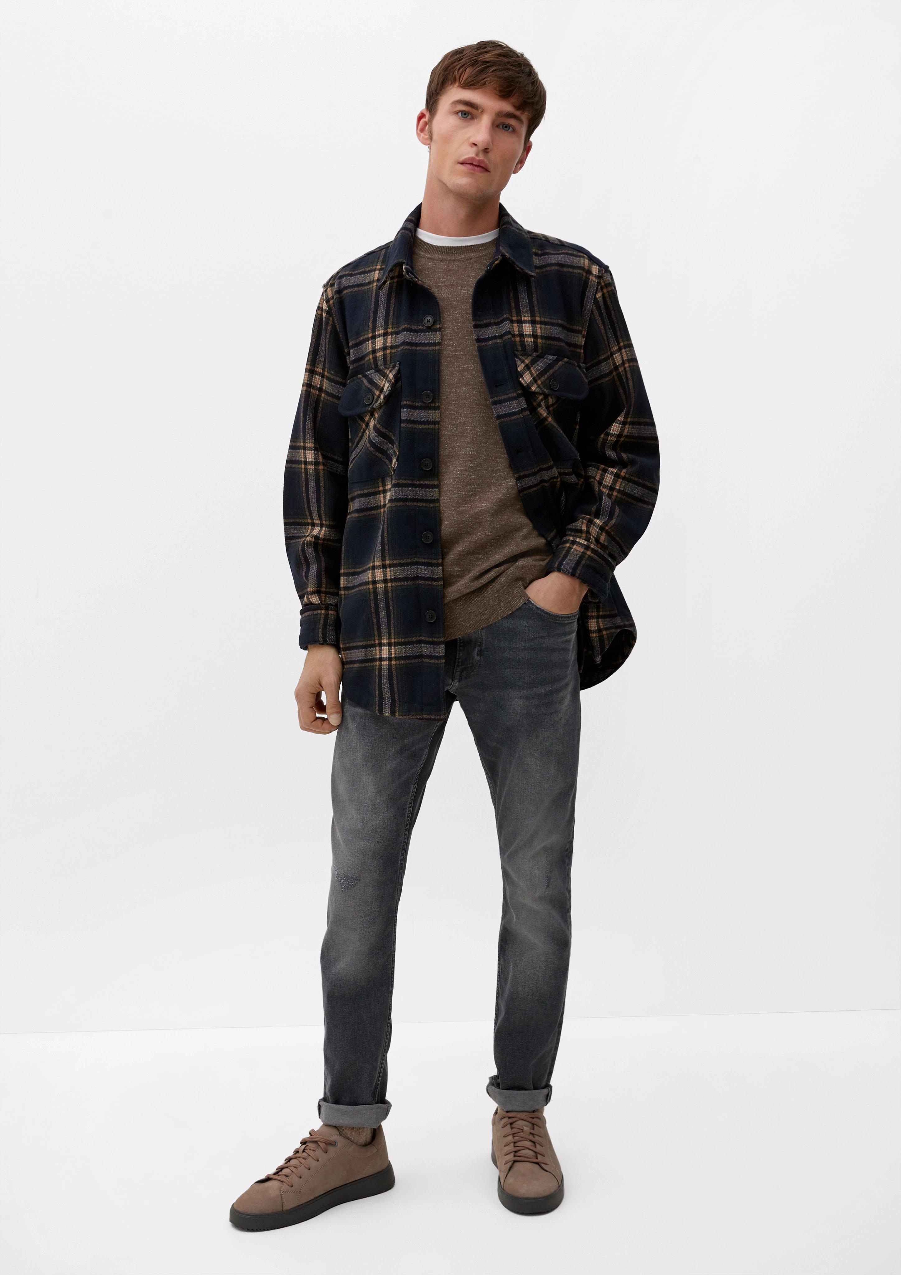 Strickpullover in melierter Optik  2124527-86W1