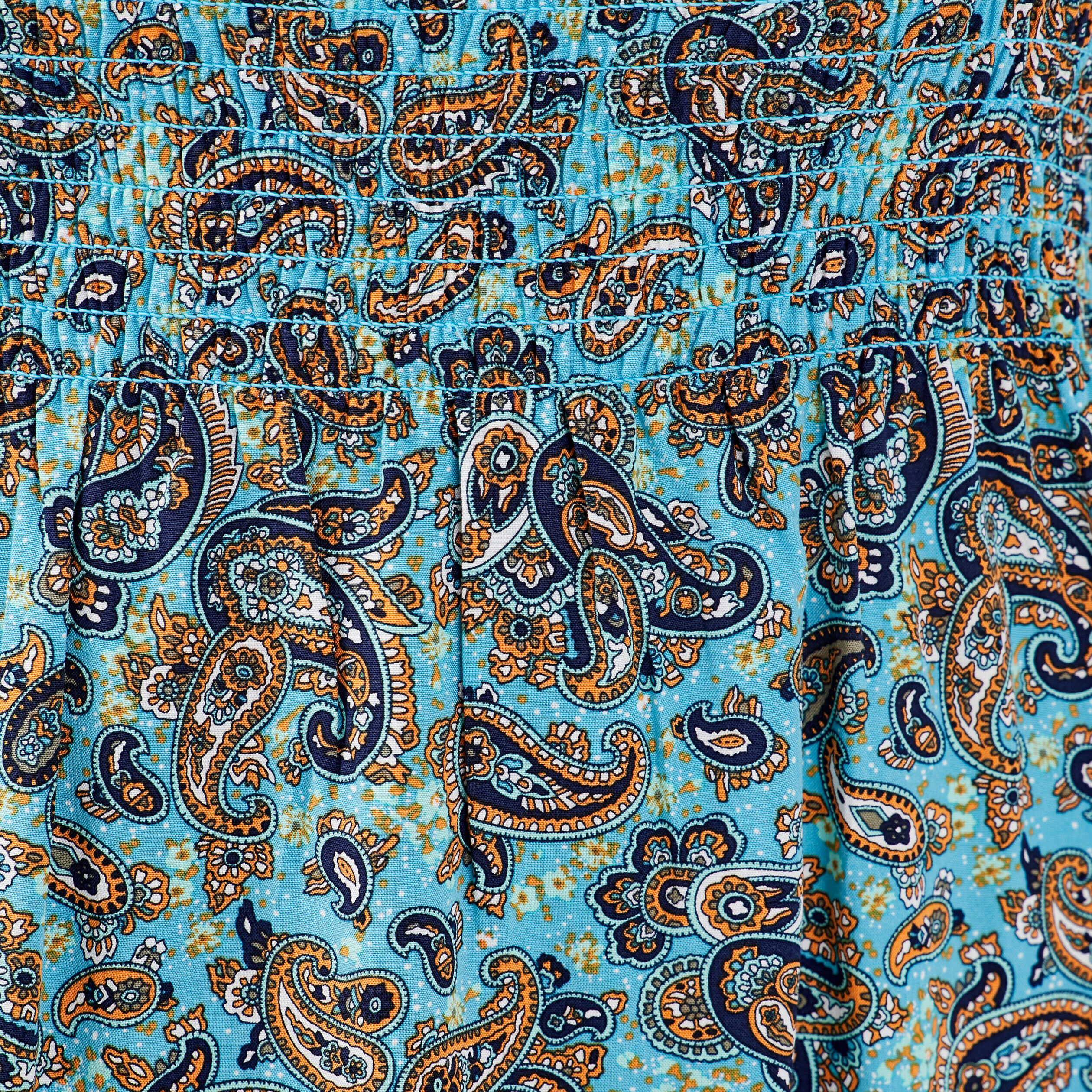 Blouse bretelles larges bleu canard femme | Cache Cache