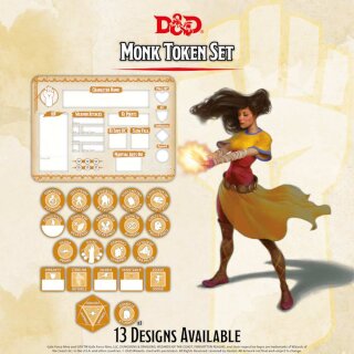 Dungeons & Dragons Class Tokens Sets: Monk (EN)