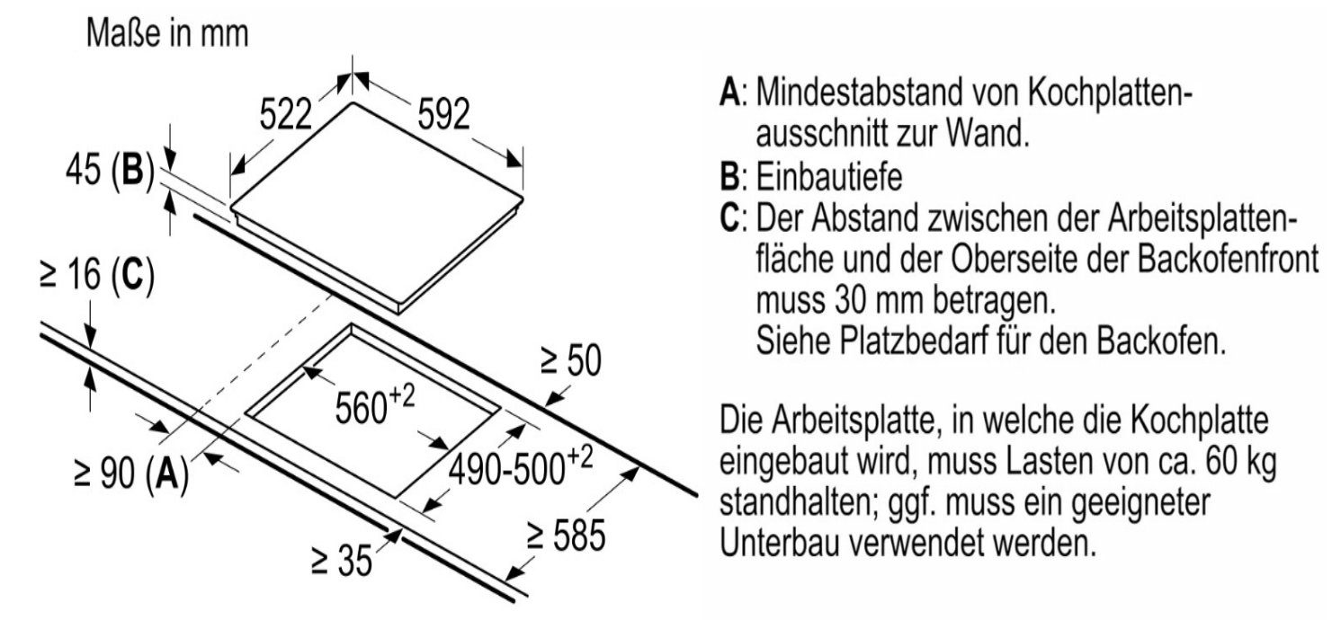 BOSCH Elektro-Kochfeld von SCHOTT CERAN® PKE611BB2E