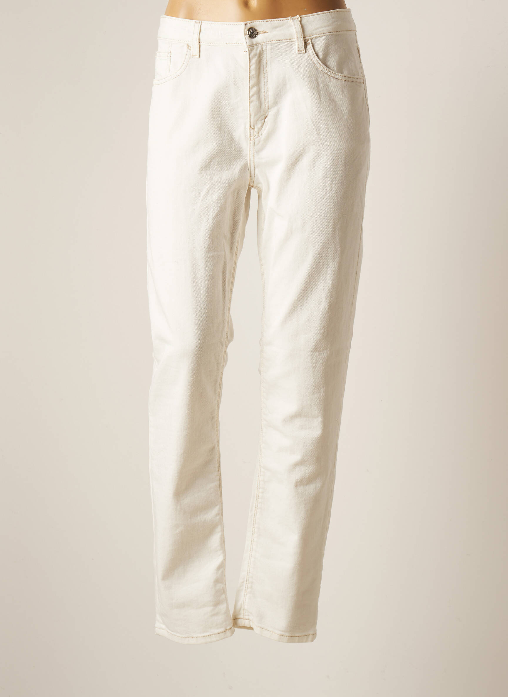 Esprit Jeans Coupe Slim Femme couleur blanc