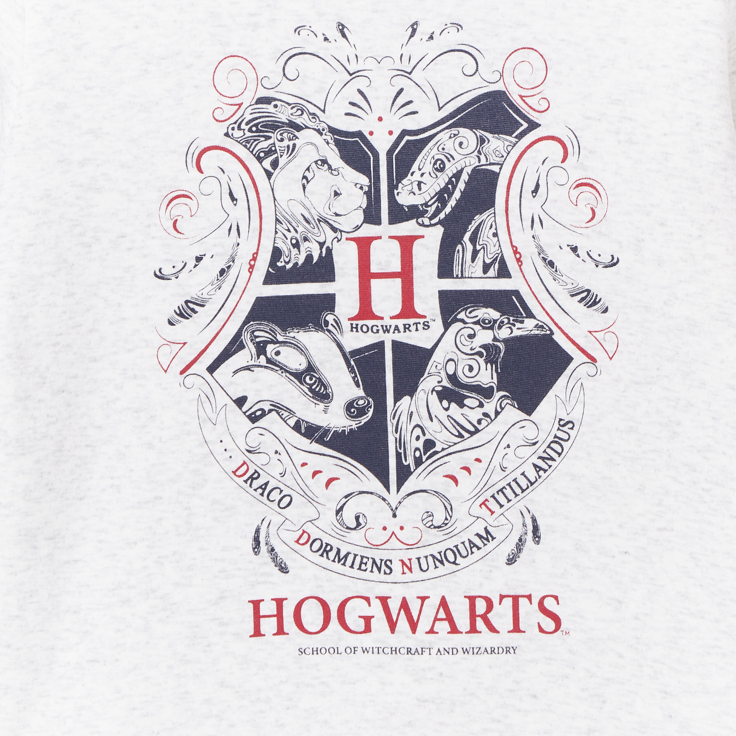 Pull droit manches longues Harry Potter gris fille | La Halle