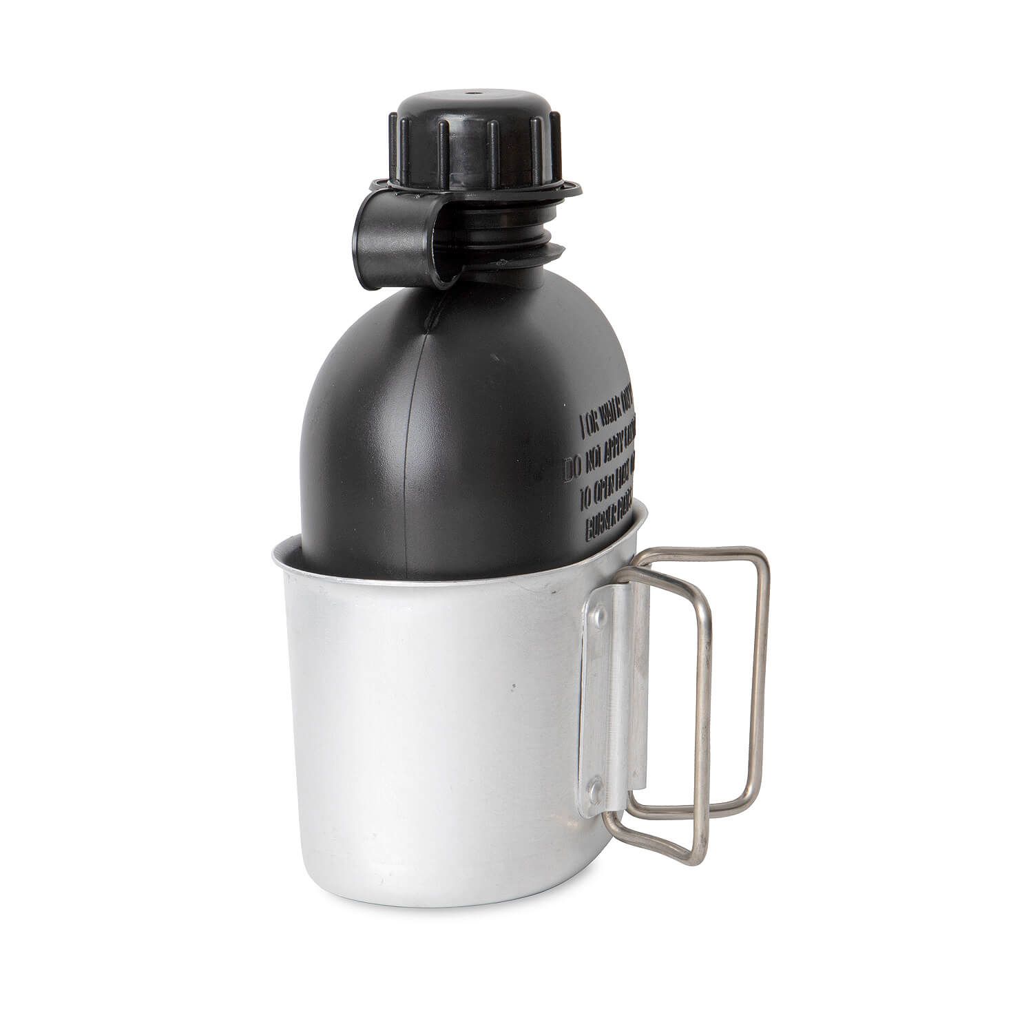 US Feldflasche m. Becher u. Hülle