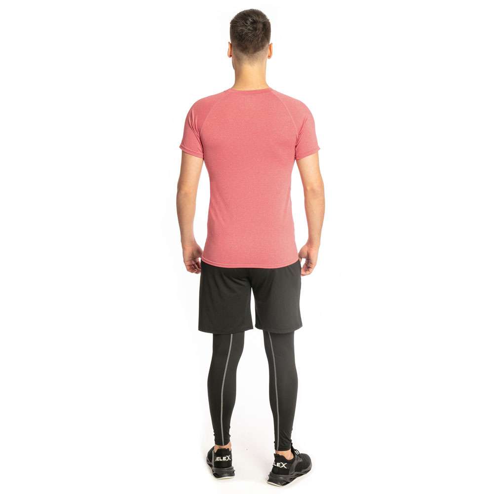 JELEX Sportinator Herren Fitness-Set 3-tlg. bordeaux-schwarz