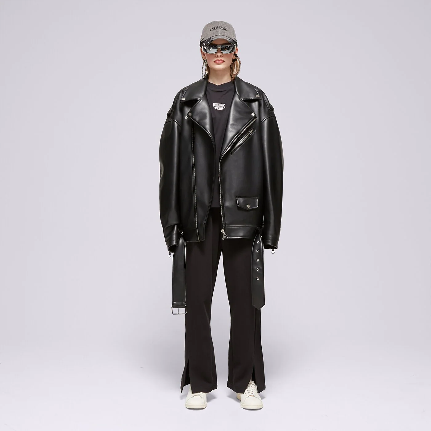 REEBOK T-SHIRT CL AE ARCHIVE SM LOGO TEE Schwarz