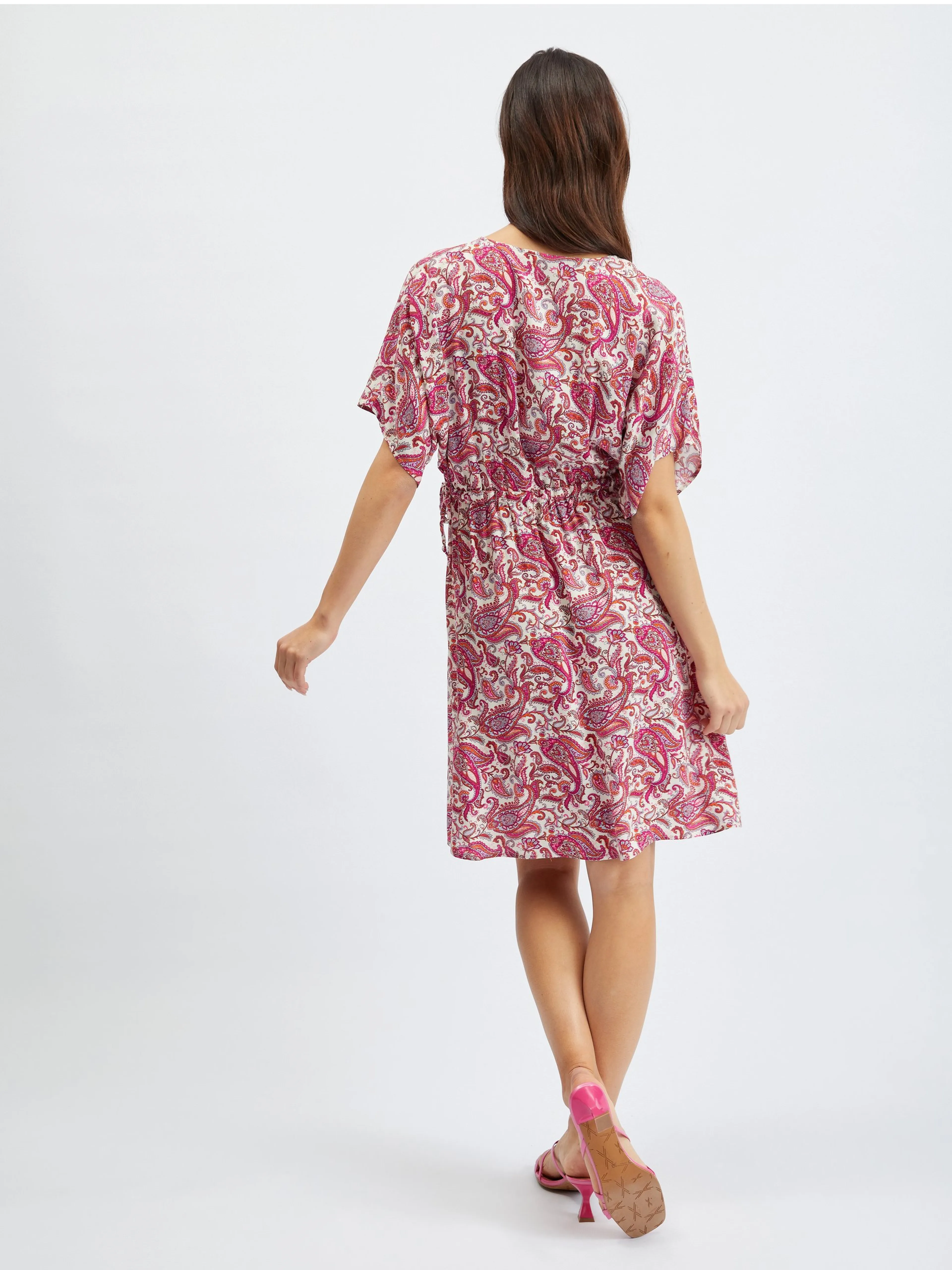 Rosa gemustertes Damenkleid ORSAY