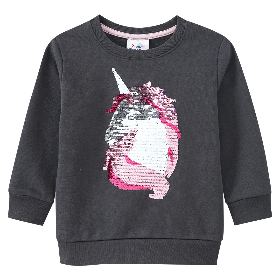 Mädchen Sweatshirt mit Wendepailletten