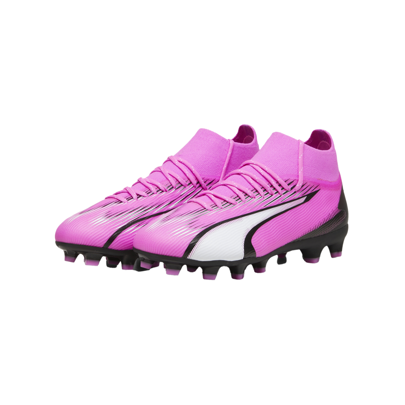 PUMA ULTRA Pro FG/AG Phenomenal Jr Kids Pink Weiss Schwarz F01
