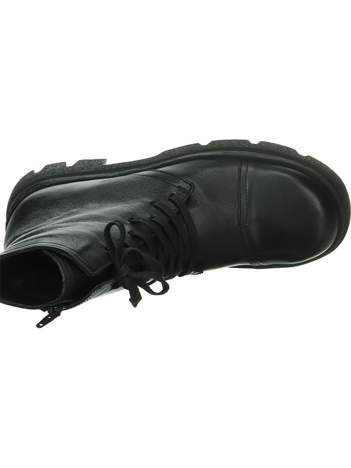Think! Leder-Boots in Schwarz günstig kaufen