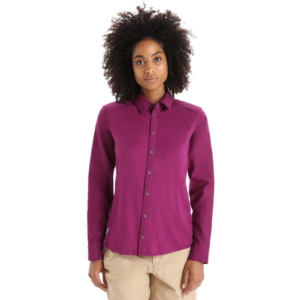 WOMEN HIKE LS TOP Damen - Outdoor Hemd