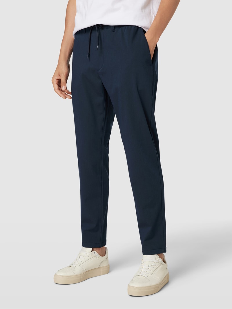 Stoffhose mit Tunnelzug in blau