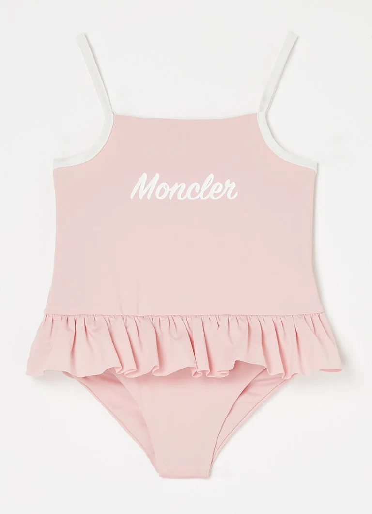 Moncler swimsuit with logo print