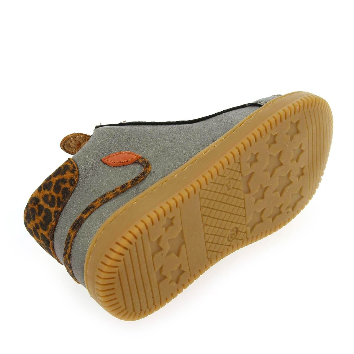 Babybotte  FLEOPARD - gris orange