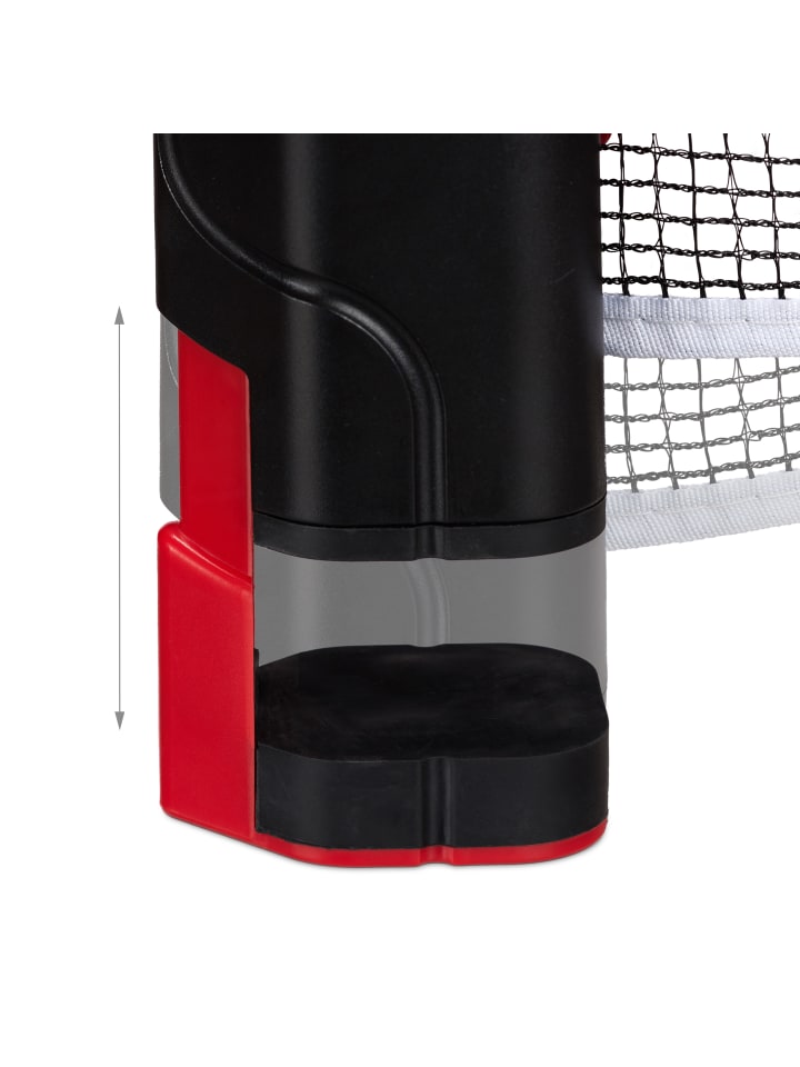relaxdays 10x Tischtennisnetz in Schwarz/ Rot günstig kaufen onesize