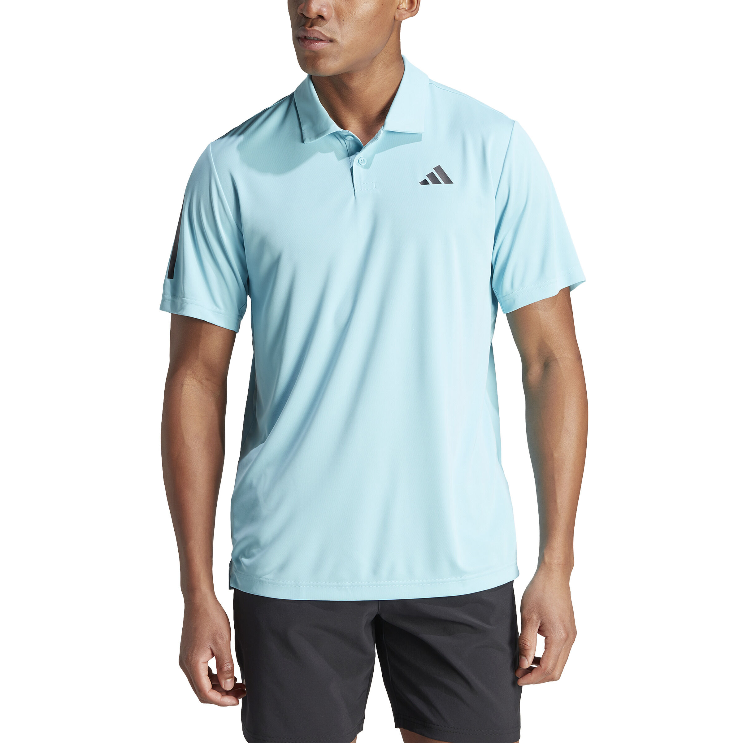 Club 3 Stripes Polo Herren - Hellblau