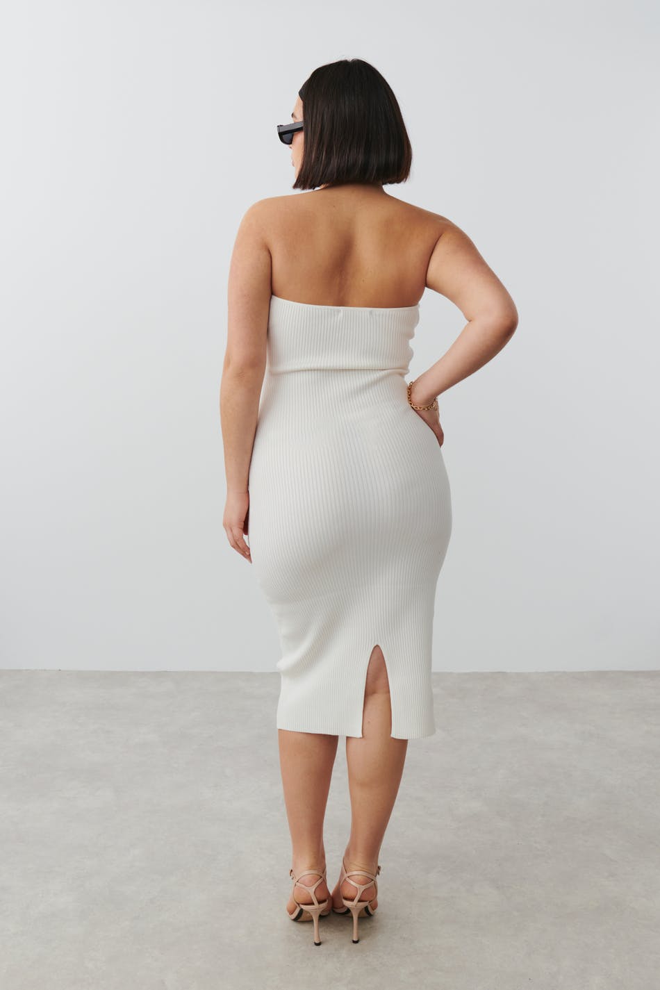Knitted tube dress