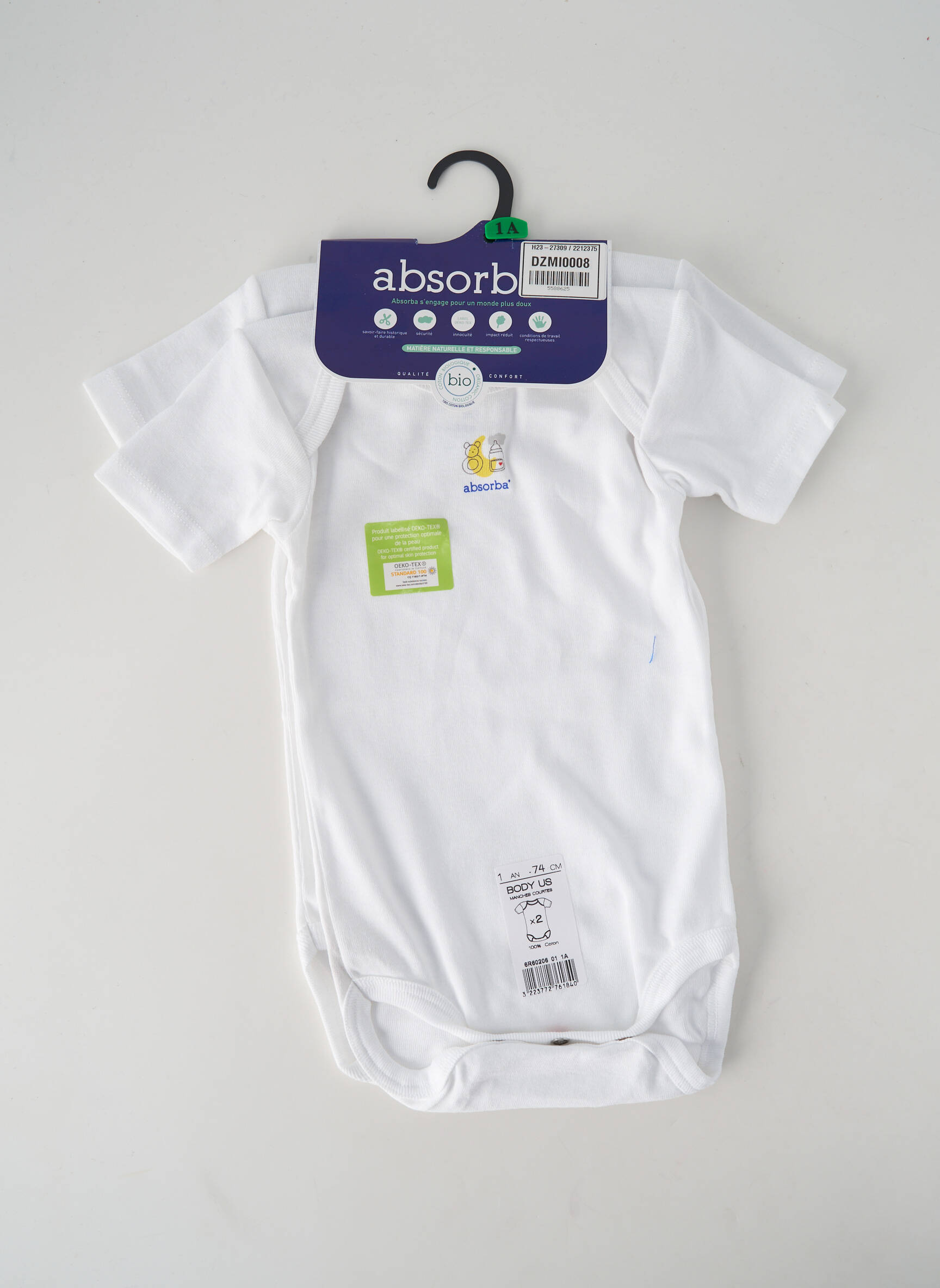 Absorba Body Enfant couleur blanc