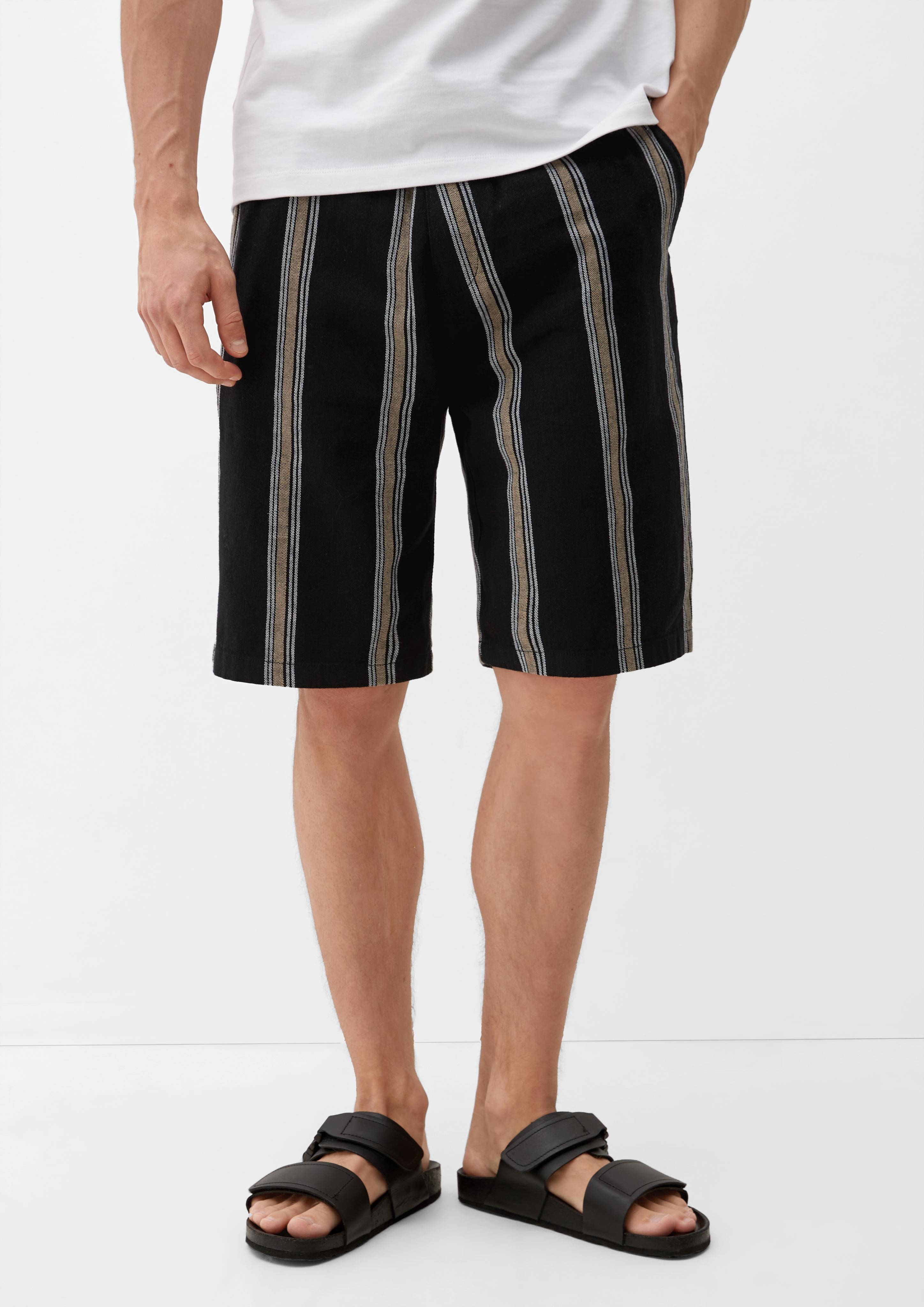 Relaxed: Bermuda mit Streifen  2132058-99G7