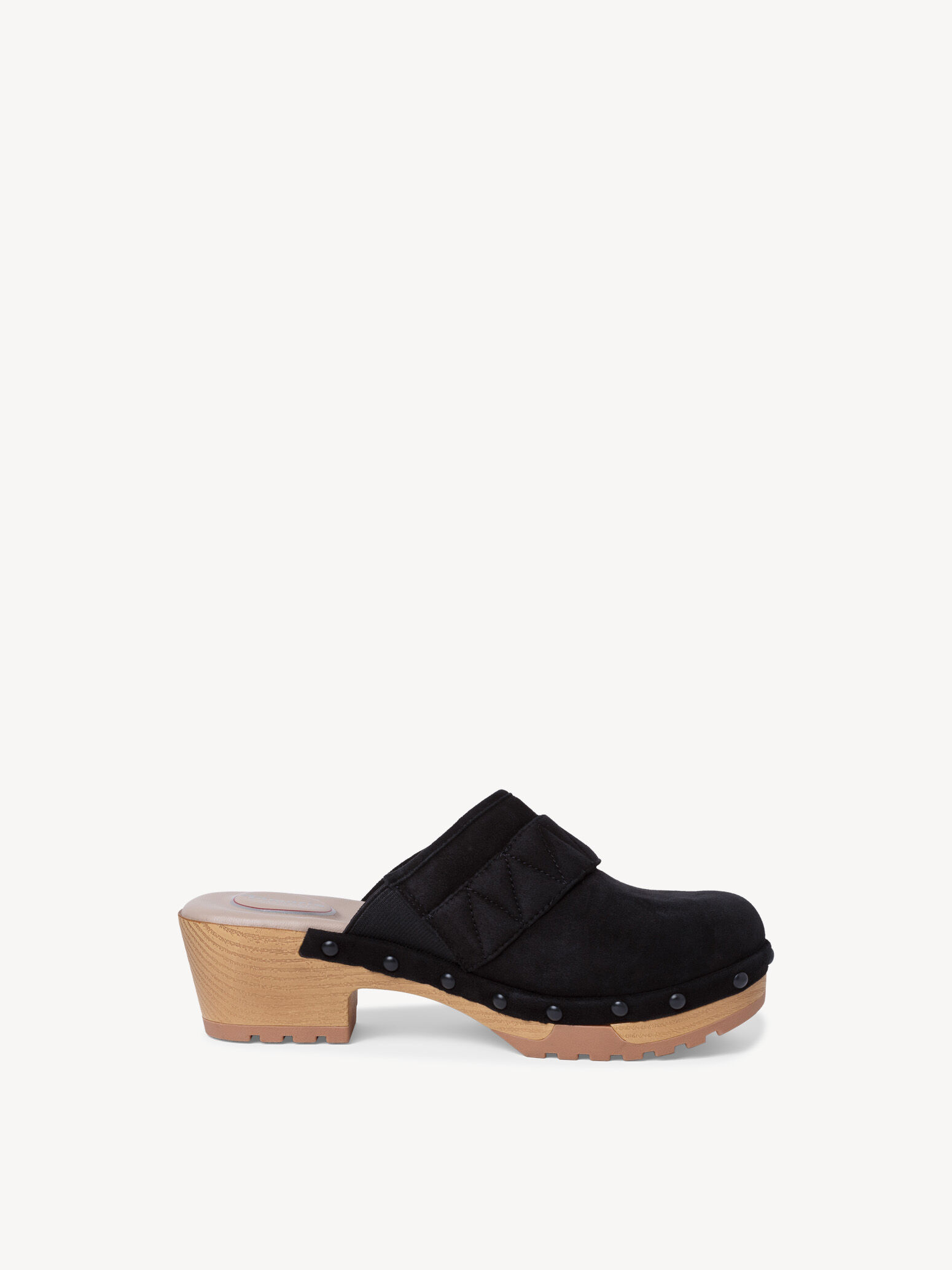 Mule en cuir - noir