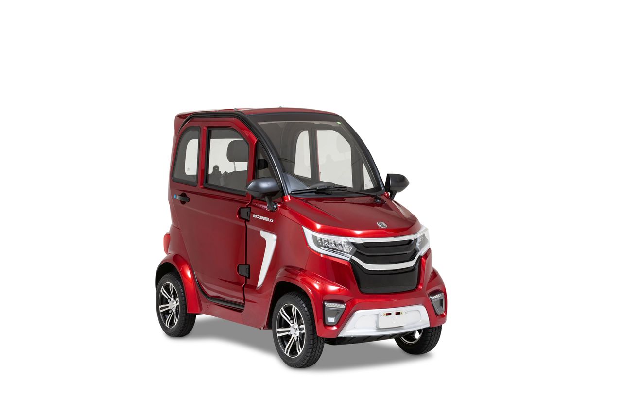 Econelo Elektro Kabinenroller Nelo 4.1  45 km/h bordeauxrot