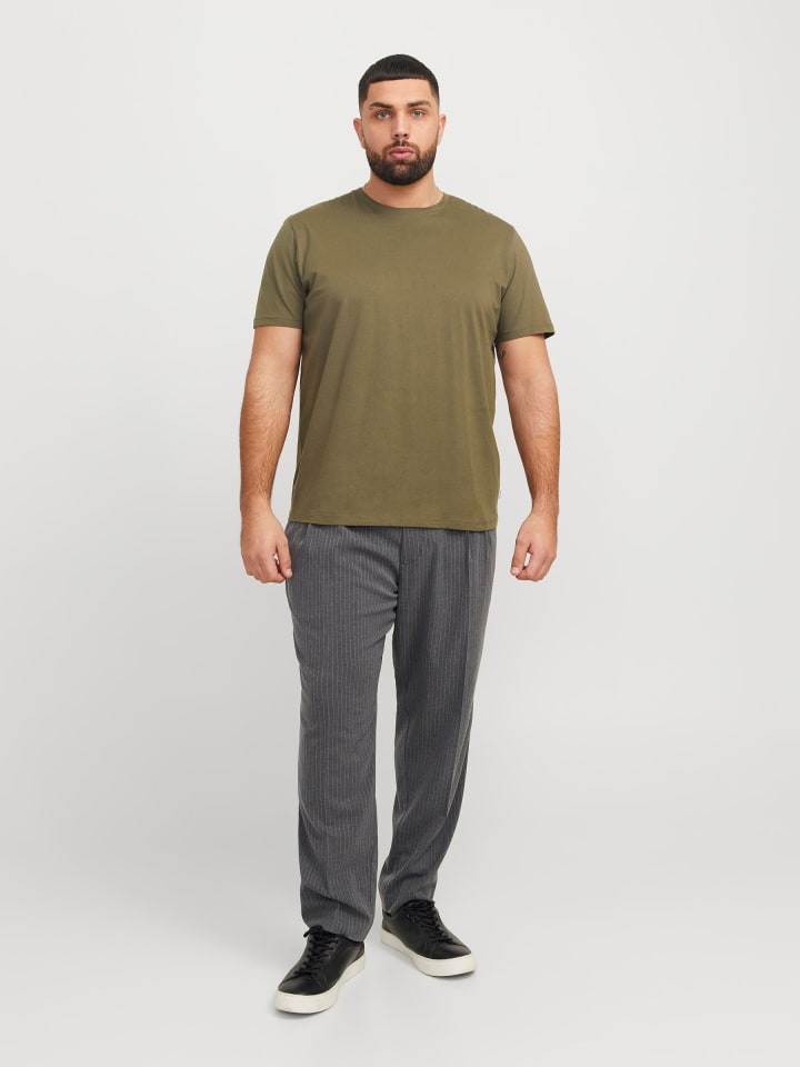 JACK & JONES PLUS T-shirt in Olive Night günstig kaufen